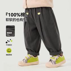 嘟嘟家 儿童裤子春秋男童校园裤女童休闲裤秋款宝宝长裤潮