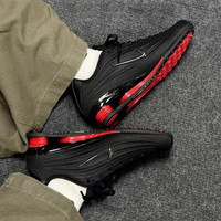 NIKE 女子SHOX Z黑红色复古跑鞋风气柱运动鞋HQ7540-002