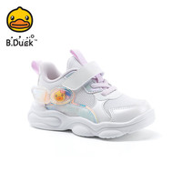 B.Duck 童鞋女童学步鞋  白色 23 码脚长13.7-14.4cm