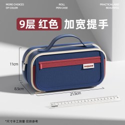 同飞 2026笔袋男孩简约文具盒男生款Passion复古笔袋大容量超火铅笔盒收纳袋初高中生专