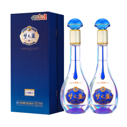 洋河 梦之蓝M3水晶版 52度 绵柔型白酒 550mL
