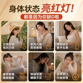 Confidence USA 维生素D3K2镁B族 5000IU 复合维生素