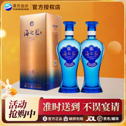 洋河 海之蓝 蓝色经典 52%vol 浓香型白酒 1000ml