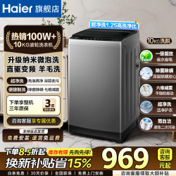 海尔 波轮洗衣机 10kg 直驱变频 XQB100-BZ20E0
