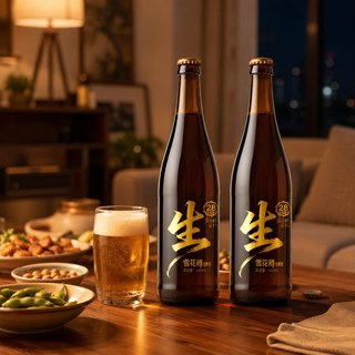 雪花 樽生啤酒 640ml*2瓶