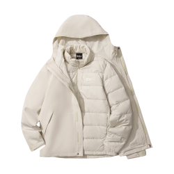 Jack Wolfskin 600蓬鹅绒 情侣款三合一羽绒冲锋衣 A65468