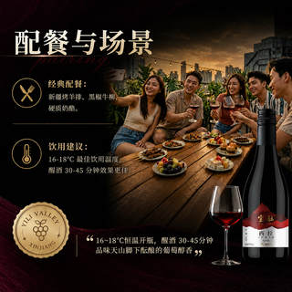 宝酝 西拉干红葡萄酒 新疆伊犁河谷产区 187ml