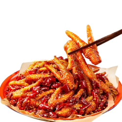王小卤 虎皮辣子鸡爪凤爪休闲小零食小吃追剧出游办公室零食独立包装 虎皮辣子鸡爪238g*2袋
