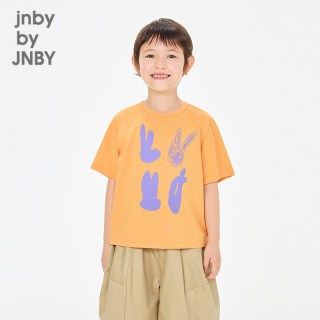 jnby by JNBY 小兔图案 短袖T恤 男女童