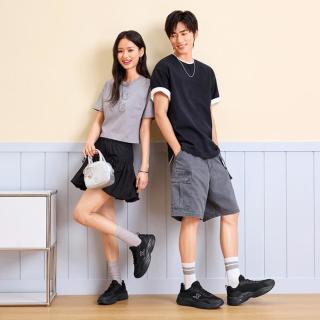 特步 男休闲鞋26秋季新品休闲百搭运动耐磨透气网面休闲鞋