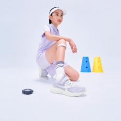 特步 轻便网面透气 儿童跑步鞋