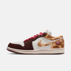 NIKE 滔搏NIKE耐克男子AIR JORDAN 1运动低帮休闲训练篮球鞋IQ5321-121