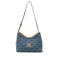 移动端、88VIP：MLB 官方男女通勤休闲复古老花大容量斜挎包水桶包26春季新款BMMD1