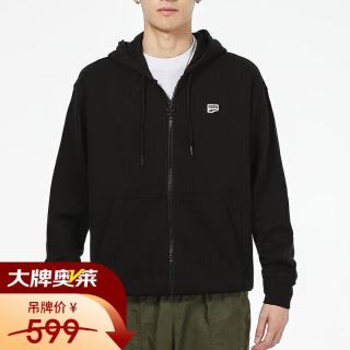 PUMA 男装运动服上衣户外防风夹克外套 黑色 M
