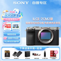 索尼 4K视频 全画幅微单数码相机  单机身 银色
