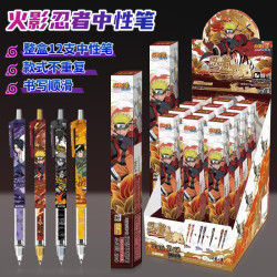 卡游 火影忍者中性笔盲盒笔整盒按动自动水笔男女孩圣诞礼物