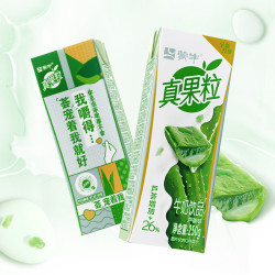 真果粒 牛奶饮品芦荟味苗条装 5月份生产 芦荟味250g×12盒*3箱