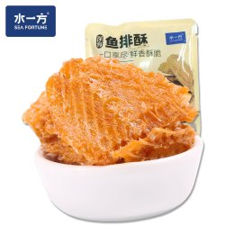水一方 烤鱼排(先生鱼骨)手抓包15g*2袋