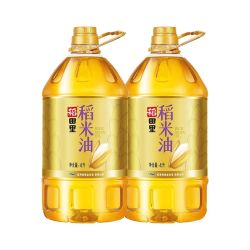 金龙鱼 稻田里稻米油4L*2桶装家用烹饪新鲜米糠油食用植物油团购