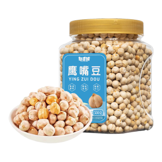 憨豆熊 香酥鹰嘴豆 非油炸即食 500g 罐装