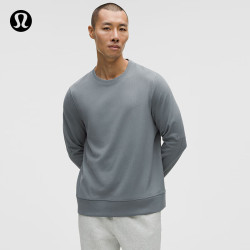 lululemon 丨Shift Stitch 男士经典剪裁长袖 T 恤 LM3FF7S 绿洲灰 XS