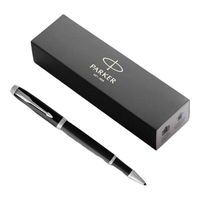 派克（PARKER）教师节礼物宝珠笔中性笔高端商务送礼定制刻字男女生日礼物礼品文具签字笔练字笔上岸礼物纪念品 IM丽雅黑金夹宝珠笔+流光礼盒