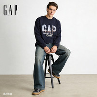 Gap 854294 印花logo 海军蓝 3XL 男士卫衣