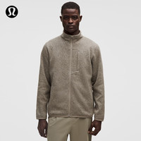 lululemon 丨Sojourn 男士拉绒内里针织夹克 LM3EW9S 暖褐灰/暖褐灰