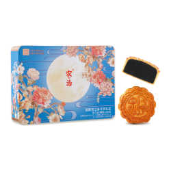 农治 低糖黑芝麻广式月饼礼盒550g