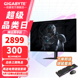 技嘉 MO27Q28GR 280Hz 2K 27英寸 WOLED显示器