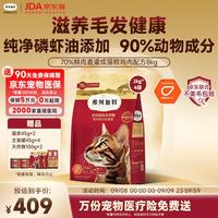 PLUS会员、今日必买：弗列加特 全价鲜肉天然粮 成猫粮鸡肉味8kg