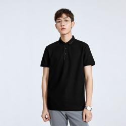 太平鸟 男装2026夏季短袖潮牌修身体恤衫男式Polo衫
