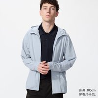 优衣库 DRY-EX速干高弹力防紫外线连帽开衫优衣库男女装防晒服487511