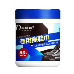 三仕达 擦鞋湿巾 60片