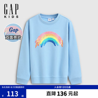Gap 男女同款！儿童卫衣长袖t恤插肩袖