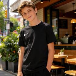 NIKE 大童夏季透气舒适半袖上衣简约百搭运动短袖T恤