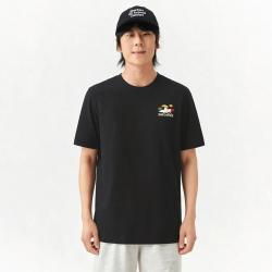 斯凯奇 2026年夏季男士短袖衫针织短袖T恤衫运动透气男