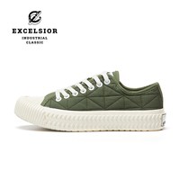 EXCELSIOR 加棉厚底增高 运动帆布鞋