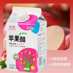 和丝露 488ml苹果醋0脂肪低糖玫瑰经典口味5瓶装零食店同厂