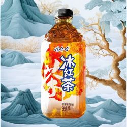 娃哈哈 冰红茶1L*9瓶大容量畅饮装柠檬风味清爽解腻大瓶茶饮料批发
