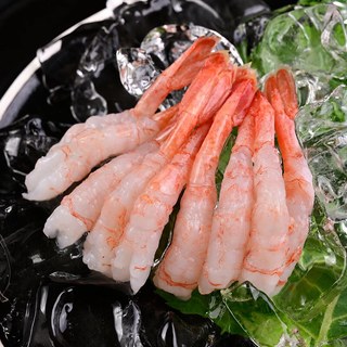 唐朝来客 去壳甜虾刺身 即食北极甜虾 500g