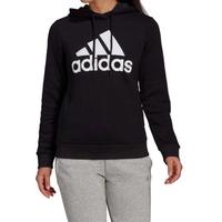 adidas 女款logo印花连帽运动卫衣