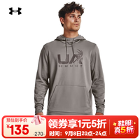 安德玛 -（UNDERARMOUR）秋冬Armour男子抓绒运动连帽卫衣 1375114-294 L