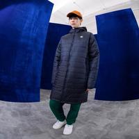 限尺码：adidas 三叶草 三叶草防风保暖男子中长款棉服男装