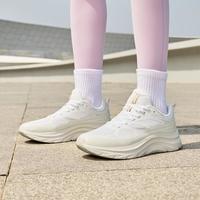 特步 轻质厚底女跑鞋休闲鞋百搭增高学生运动鞋透气支撑跑步鞋