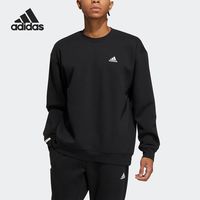 adidas 官方正品冬季男子加绒运动圆领长袖卫衣IB2774