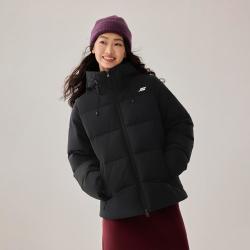 斯凯奇 秋女士棉服梭织裥棉连帽运动外套女拉链口袋