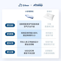 睡眠博士 随行系列小舒便携枕 记忆棉 9cm 护颈椎枕头