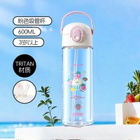 移动端：THERMOS 膳魔师 Tritan材质 熊猫蓝色 600ml 儿童吸管杯