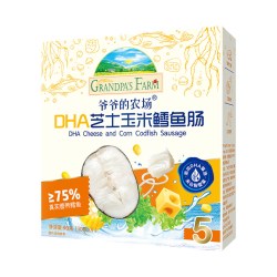 爷爷的农场 DHA高蛋白鳕鱼肠 原味 10g*9根